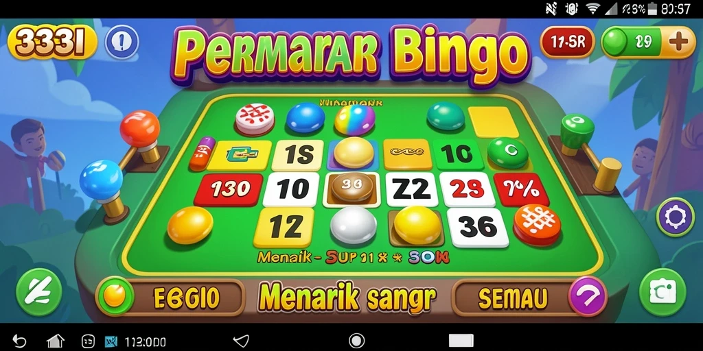 Tampilan menarik dari permainan Bingo di 333I.