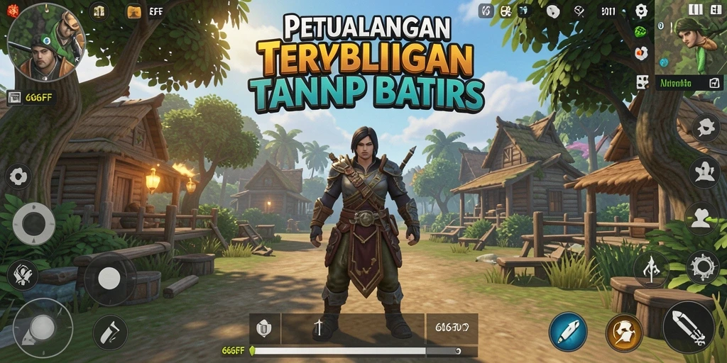 Tampilan gameplay Open World yang memikat dan luas.