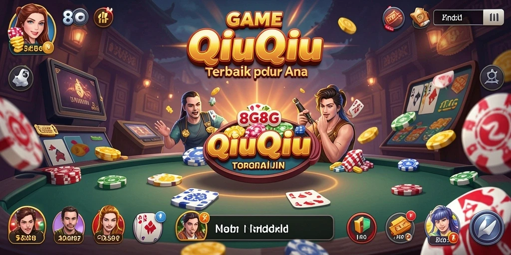 Tampilan gameplay seru dari 8G8G dengan pemain kompetitif.