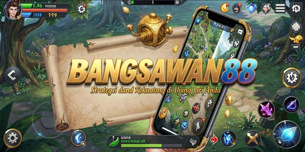 Screenshot menampilkan pertempuran seru di BANGSAWAN88.