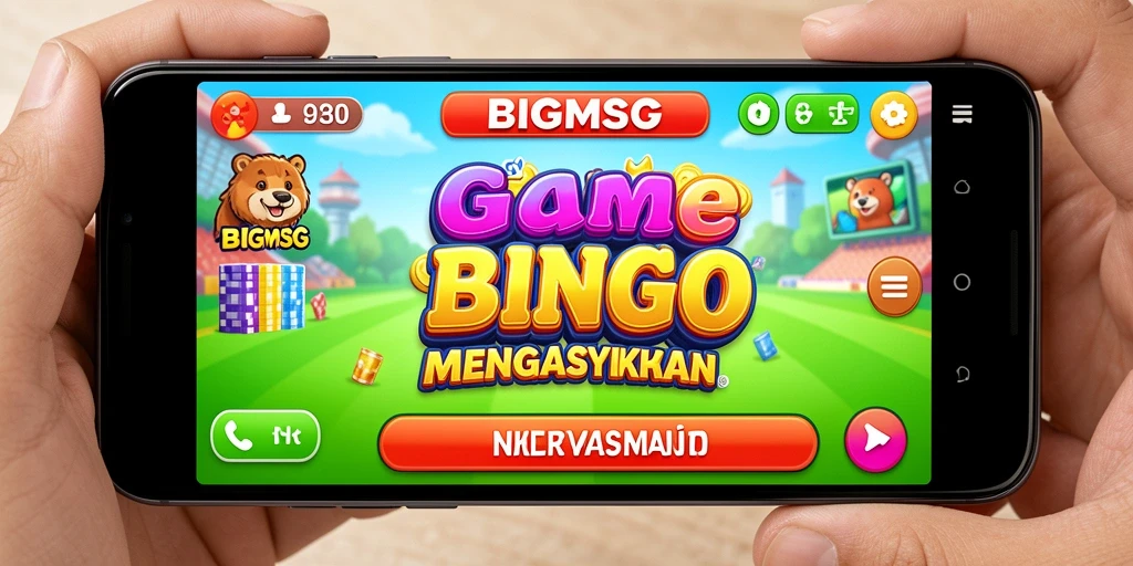 Tampilan menarik dari gameplay Bingo di BIGMSG yang menarik perhatian.