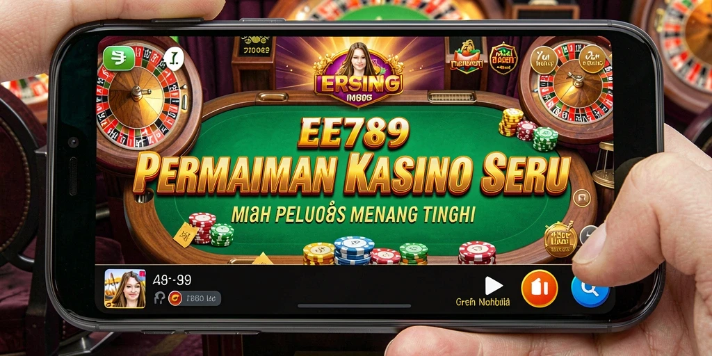 Tampilan gameplay menarik dari EE789 yang menunjukkan keseruan permainan Kasino.