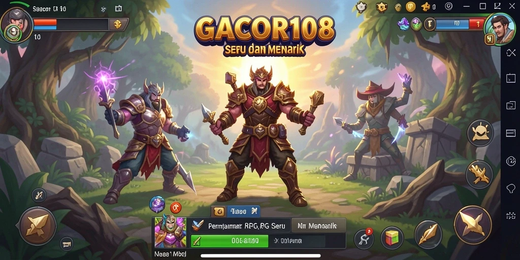 Tampilan gameplay RPG seru di GACOR108.