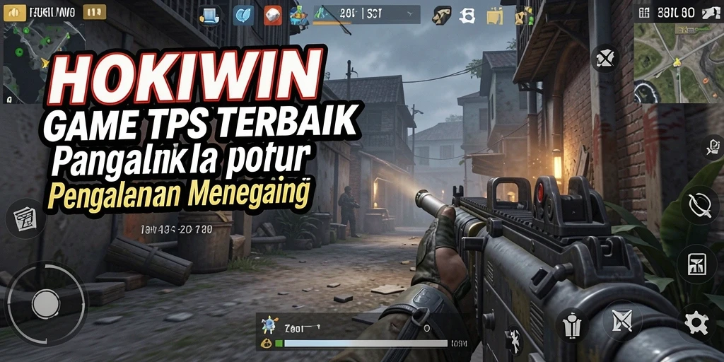 Screenshot utama HOKIWIN menunjukkan aksi intens permainan TPS yang mengasyikkan.