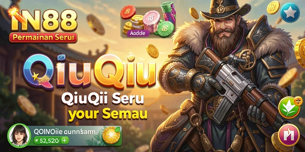 Screenshot gameplay IN88 yang menampilkan keseruan QiuQiu.