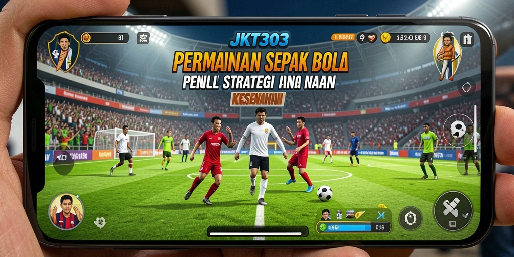 Tampilan gameplay JKT303 yang mendebarkan saat mencetak gol.