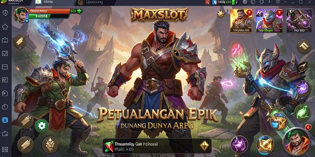 Tangkap aksi mendebarkan dalam gameplay ARPG MAXSLOT.