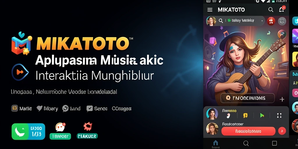 Tangkapan layar gameplay MIKATOTO menampilkan alat musik interaktif yang menarik.