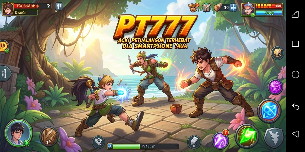 Tampilan aksi mendebarkan dalam gameplay PT777 yang seru.