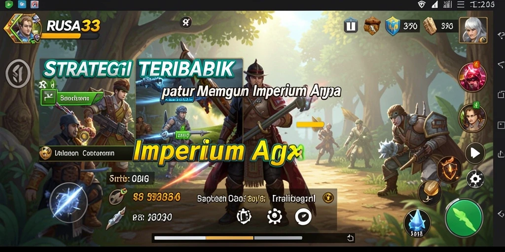 Tampilan menarik dari RUSA33 menunjukkan aksi strategi yang intens.