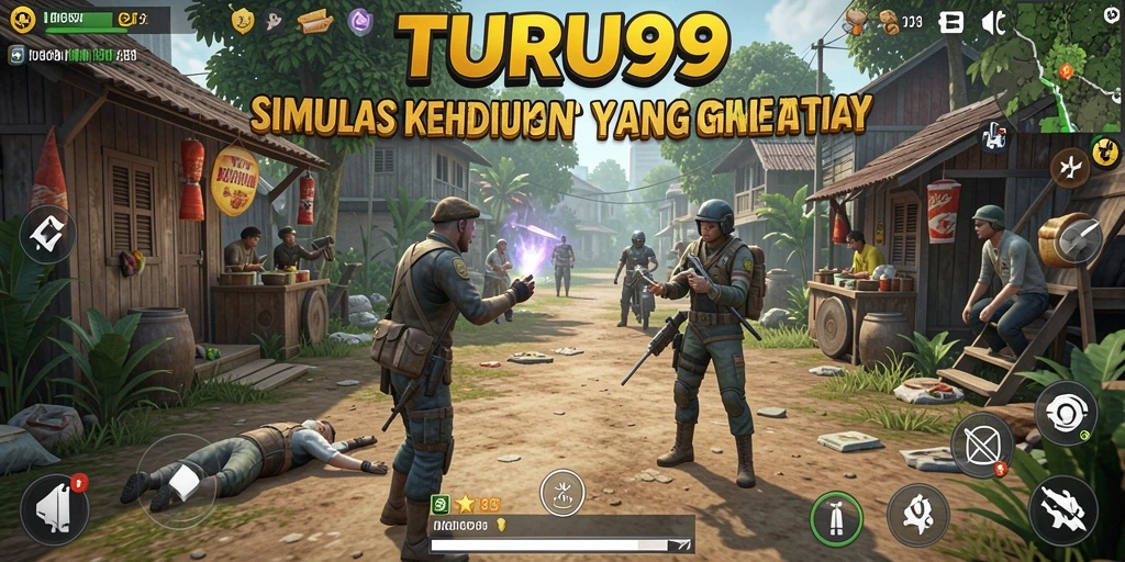 Tampilan gameplay TURU99 yang menyenangkan dan interaktif.