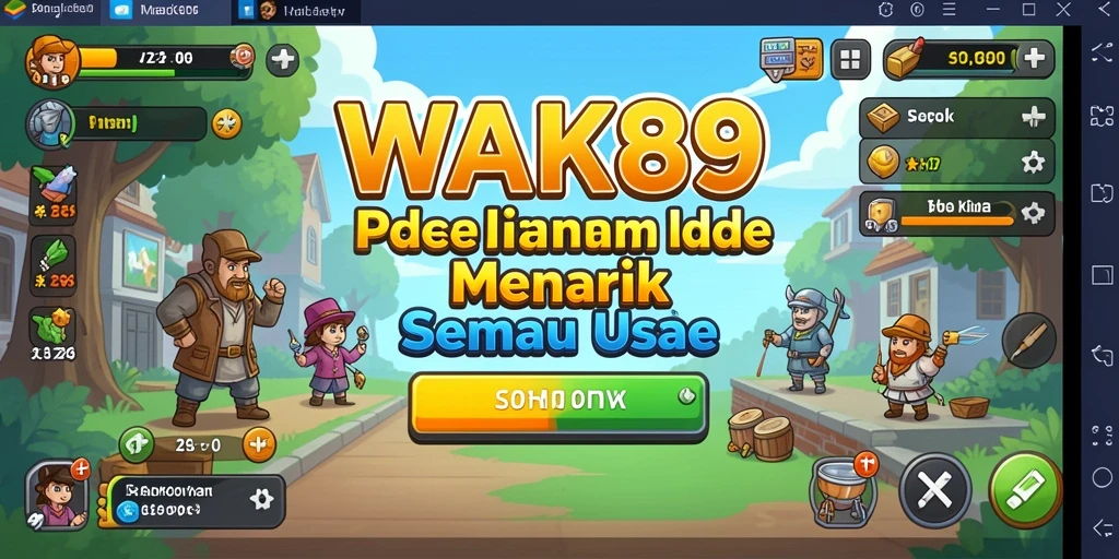 Tangkapan layar gameplay WAK89 yang mengasyikkan dan santai.