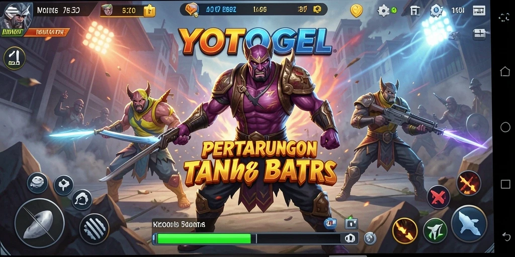 Tampilan dinamis dari pertarungan epik di YOTOGEL.